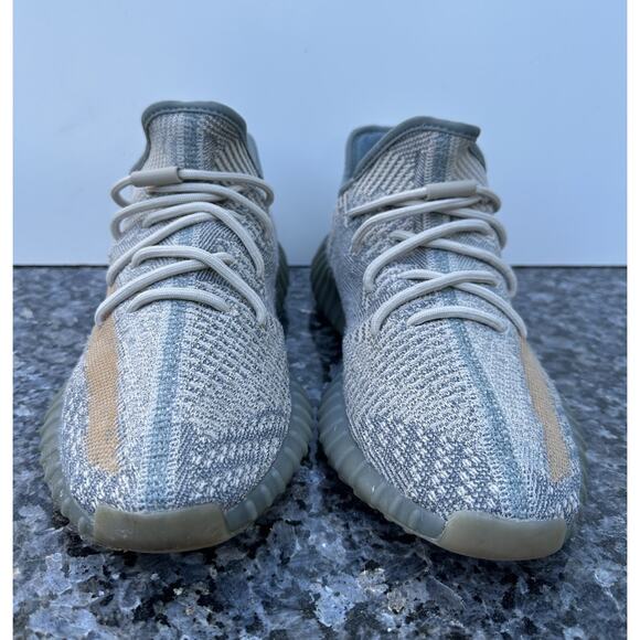 Adidas Yeezy Boost 350 V2 Israfil Grey Blue Suede (FZ5421) Size 9.5
